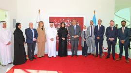 جانب من تدشين لوحة “لتعارفوا”