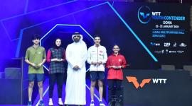 جانب من تتويج الفائزين