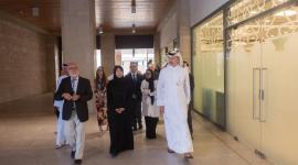 سعادة وزير الصحة العامة خلال افتتاح المركز