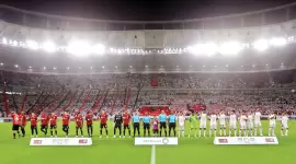 مباراة سابقة بين العربي والريان