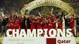 تتويج منتخب قطر