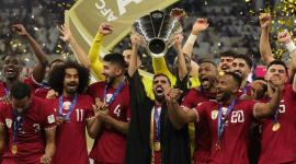 تتويج المنتخب القطري