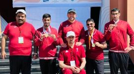 جانب من تتويج الفائزين