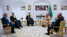 جانب من مشاركة معالي رئيس الوزراء بالاجتماع التشاوري