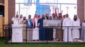 جانب من تتويج الفائزين