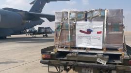 جانب من المساعدات