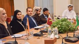 جانب من المشاركة القطرية بالاجتماع