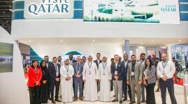 وفد قطر للسياحة في المعرض