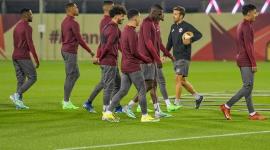 جانب من تدريب العنابي