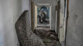 منزل الرئيس الفلسطيني الراحل ياسر عرفات بعد التدمير