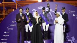 جانب من تتويج الفائزين