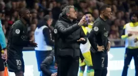 كيليان مبابي ولويس إنريكي