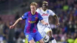 مباراة سابقة بين برشلونة ونابولي