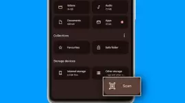 التحديث الجديد يُظهر خيار مسح المستندات أسفل الصفحة الرئيسية