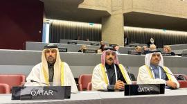 الوفد القطري المشارك بالاجتماع