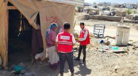 جانب من عملية المسح الأولي لترشيح الأسر المستفيدة