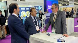 جانب من زيارة وفد ميليبول قطر للمعرض