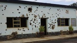 آثار الهجوم من حركة الشباب