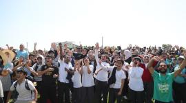 زراعة أكبر خارطة لدولة قطر مصنوعة من الزهور