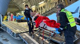 إخلاء دفعة جديدة من الجرحى إلى الدوحة