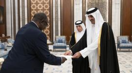 جانب من تسليم أوراق الاعتماد