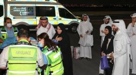 جانب من استقبال الجرحى الفلسطنيين