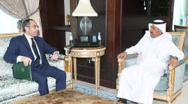 الأمين العام لوزارة الخارجية خلال تسلم الرسالة