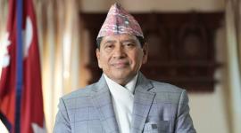 سعادة السيد ناريان شريستا نائب رئيس الوزراء ووزير الخارجية في نيبال