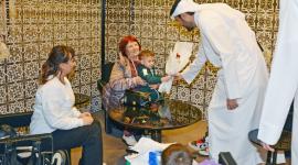 جانب من استقبال الأسر