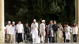 خلال اقتحام المسجد الأقصى