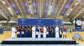 جانب من تتويج الفائزين