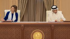 جانب من توقيع الاتفاقية