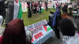 اعتصامات في الجامعات البريطانية