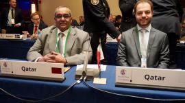 جانب من المشاركة القطرية في المنتدى