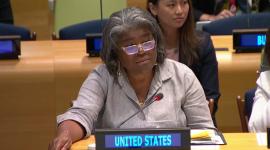ليندا توماس غرينفيلد السفيرة الأمريكية لدى الأمم المتحدة