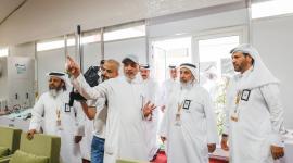 جانب من الجولة التفقدية لمخيمات حجاج قطر