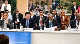 جانب من مشاركة سعادة وزير العدل ووزير الدولة لشؤون مجلس الوزراء في المنتدى