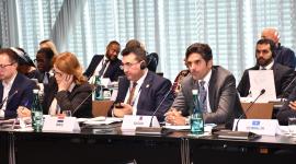 جانب من المشاركة القطرية في الاجتماع