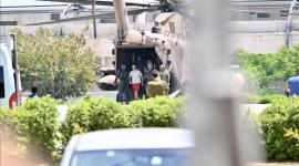 المحتجزين بعد وصولهم إسرائيل