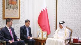 جانب من الاجتماع مع سفير البارغواي