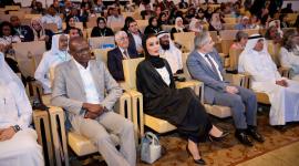 صاحبة السمو الشيخة موزا بنت ناصر خلال افتتاح المؤتمر
