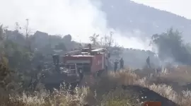 آثار قصف الاحتلال الإسرائيلي المتواصل لمناطق في جنوب لبنان