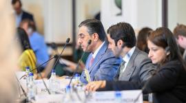 جانب من مشاركة وزير العمل في الاجتماع