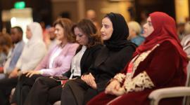 جانب من المشاركة القطرية في المنتدى