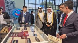 جانب من المشاركة القطرية في المؤتمر