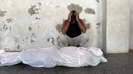 أحد ضحايا العدون الإسرائيلي على غزة "صورة أرشيفية"