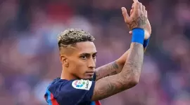 البرازيلي رافينيا لاعب فريق برشلونة