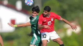 مباراة سابقة بين مصر والمغرب