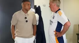 كارلو أنشيلوتي وكيليان مبابي