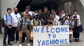 مجموعة من الطلاب المشاركين